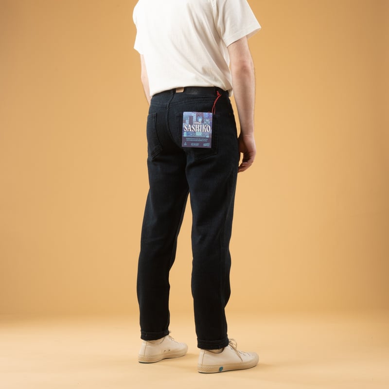 Image_Flâneurs_Pantalon-NAKED & FAMOUS / EasyGuy Indigo Sashiko_de-dos