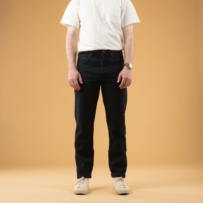 Image_Flâneurs_Pantalon-NAKED & FAMOUS / EasyGuy Indigo Sashiko_de-face