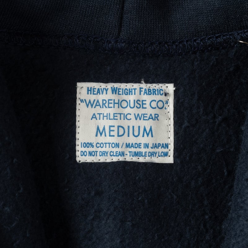 Image_Flâneurs-WAREHOUSE & CO. / lot. 487 Hooded Sweatshirt Navy_détail_étiquette