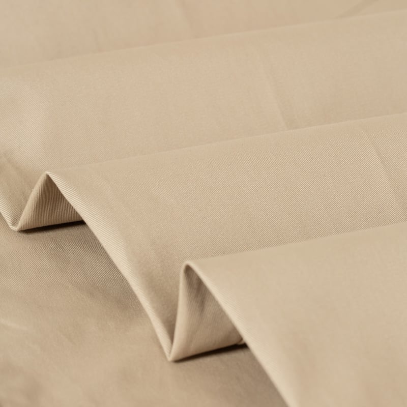 détail tissu flâneurs Beams 2 Pleats Twill Trousers khaki