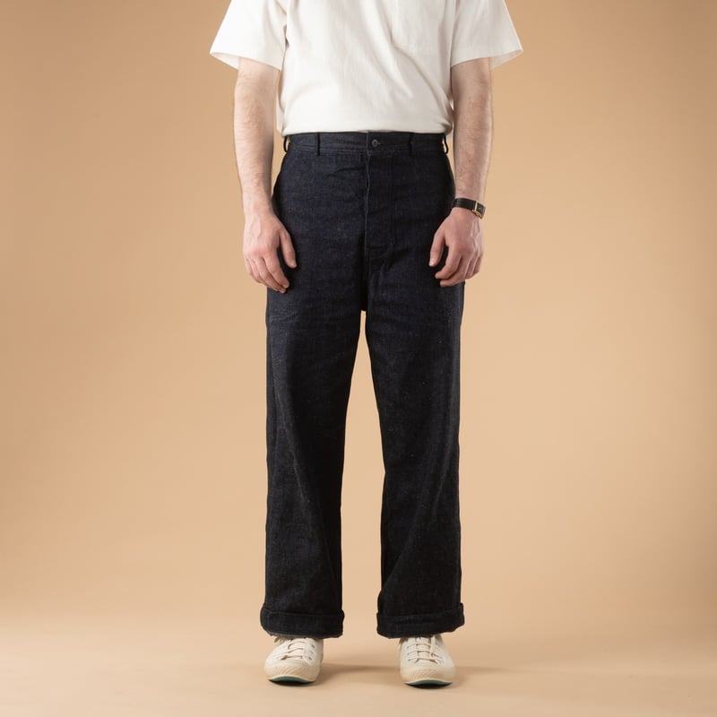 Image_Flâneurs_WAREHOUSE & CO. / Lot. 1233 U.S Navy Denim Trousers Indigo_de-face