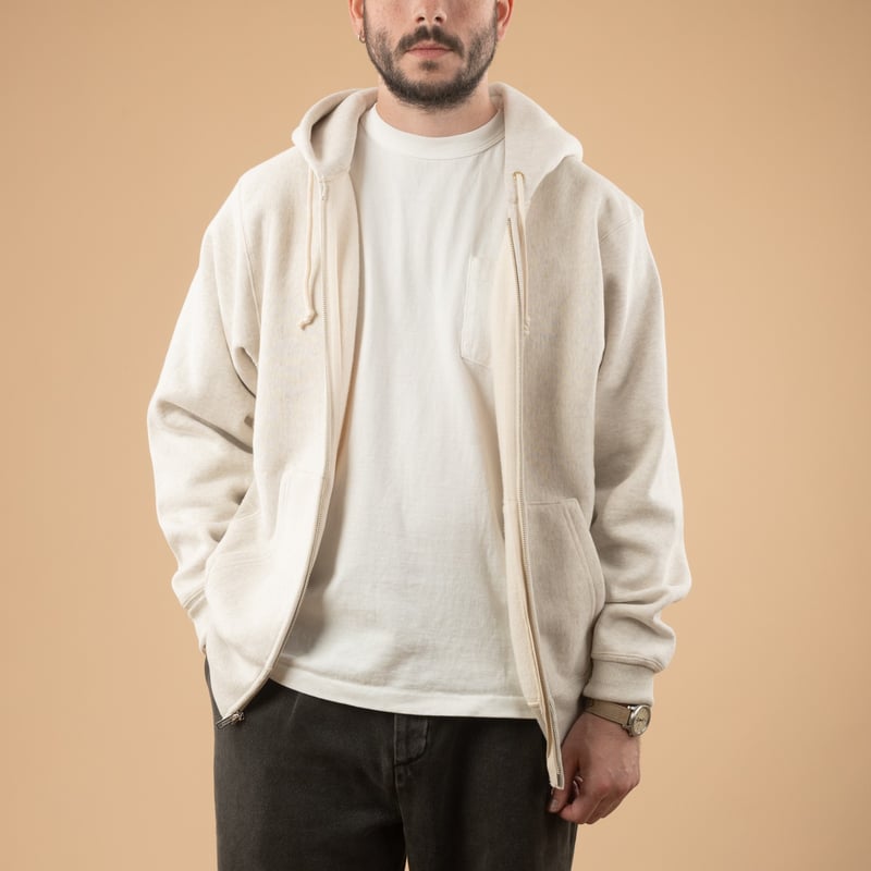 Image_Flâneurs_WAREHOUSE & CO. / lot. 487 Hooded Sweatshirt de-face-ouvert