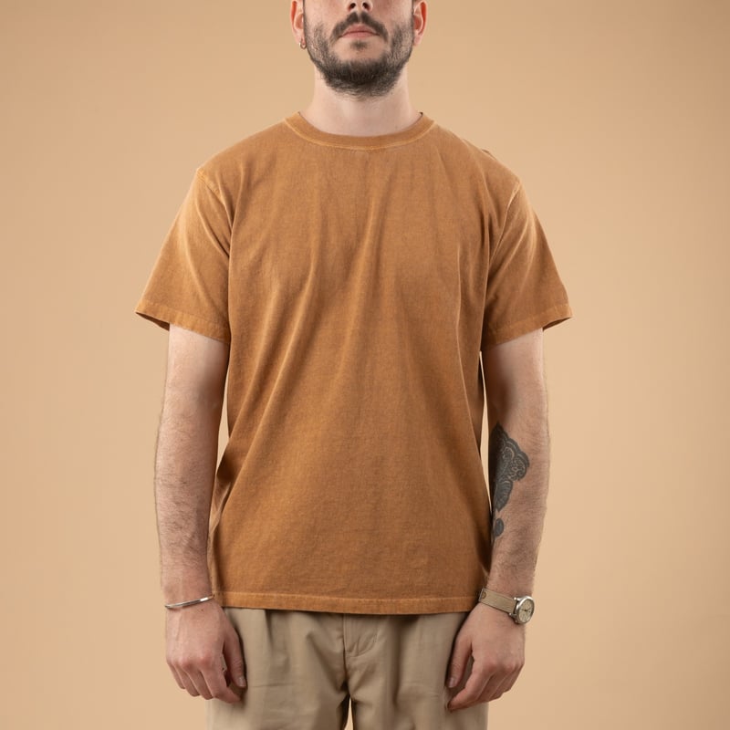 Image_Flâneurs_GOOD ON / Short Sleeve Crew T-Shirt P-Rust_de-face