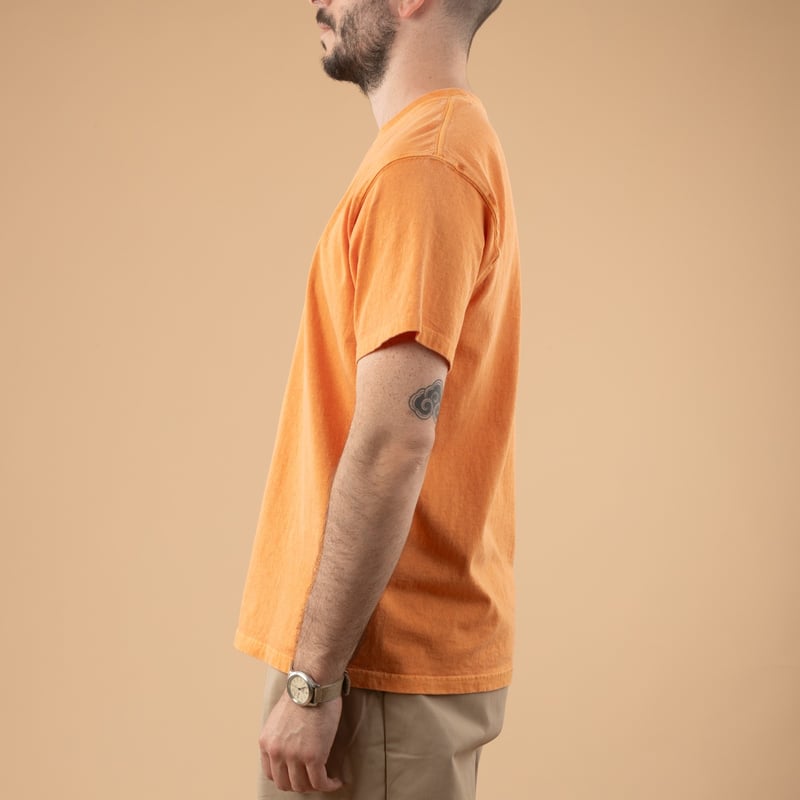 Image_Flâneurs_GOOD ON / Short Sleeve Crew T-Shirt P-Copper_de-profil