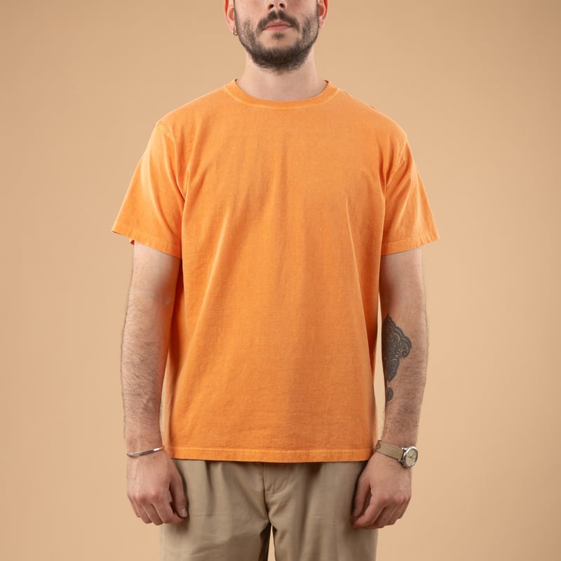 Image_Flâneurs_GOOD ON / Short Sleeve Crew T-Shirt P-Copper_de-face