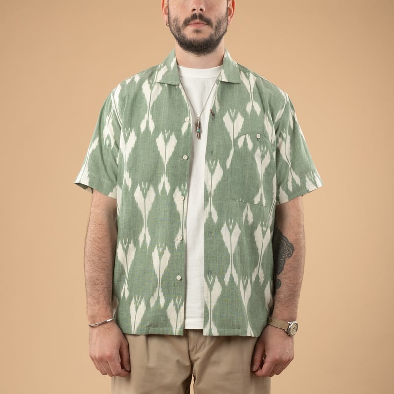 Image_Flâneurs-KARDO x FLÂNEURS / S/S Shirt Ikat de-face