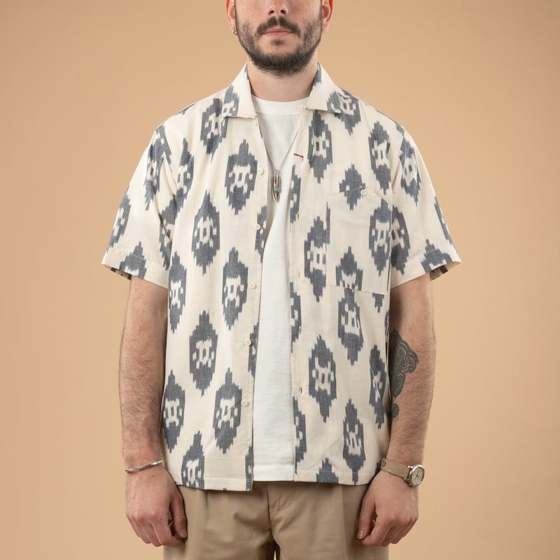 Image_Flâneurs-KARDO x FLÂNEURS / S/S Shirt Ikat de-face