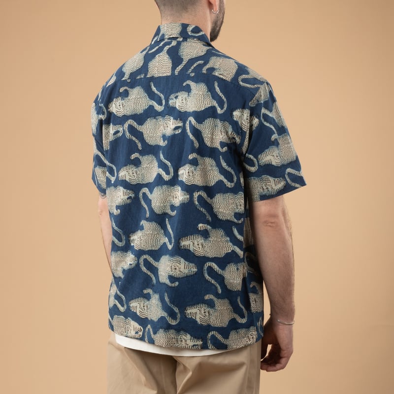 Image_Flâneurs_KARDO x FLÂNEURS / S/S Shirt BP69 Indigo/de-dos