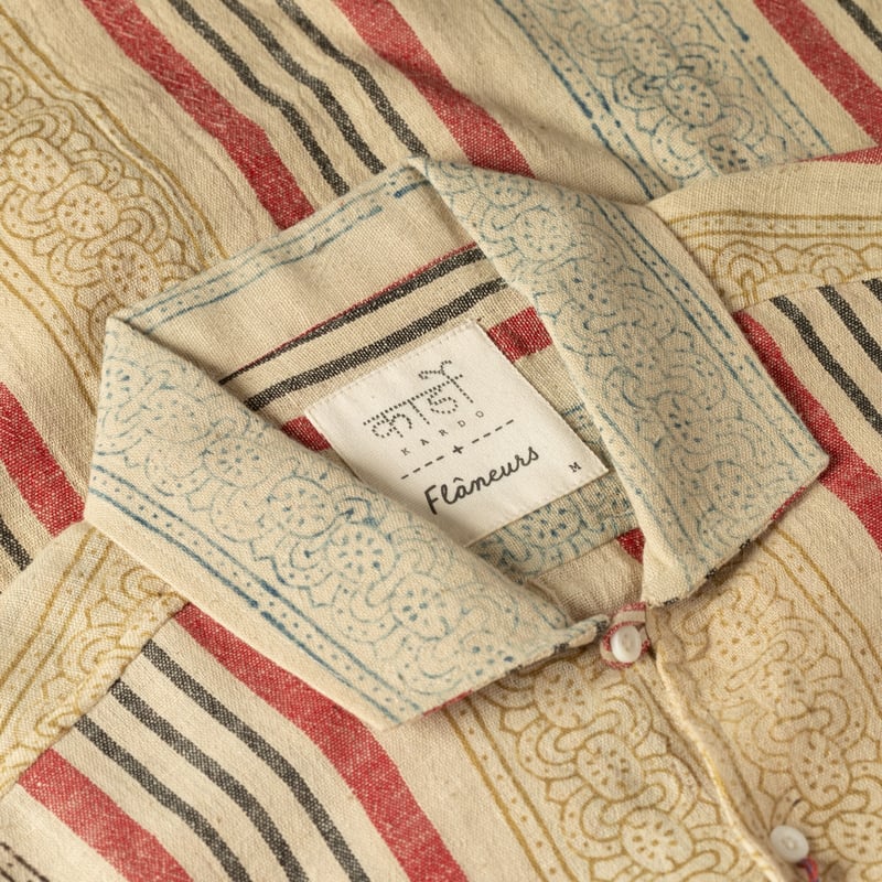 Image-Flâneurs_KARDO x FLÂNEURS / S/S Shirt HBP02_Détail-col