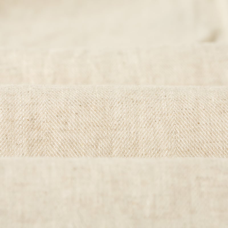 image flâneurs BEAMS PLUS_ Band Collar Pullover Herringbone natural tissu