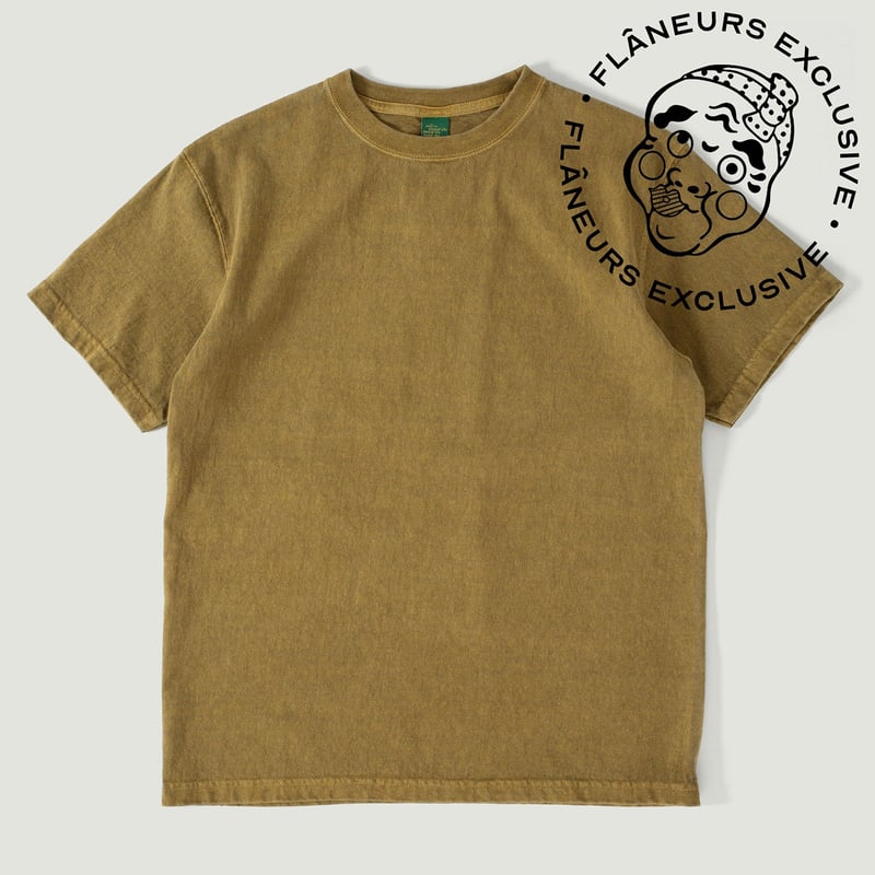 Vignettes flâneurs exclusive  teeshirt GOOD ON  Short Sleeve Crew T-Shirt P-khaki drill badge