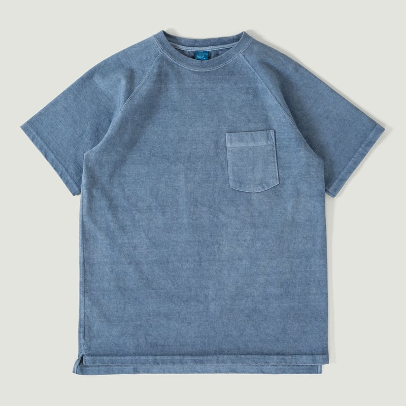Vignettes GOOD ON teeshirt manches courtes épais Heavy Raglan Pocket Tee P-Ajisai