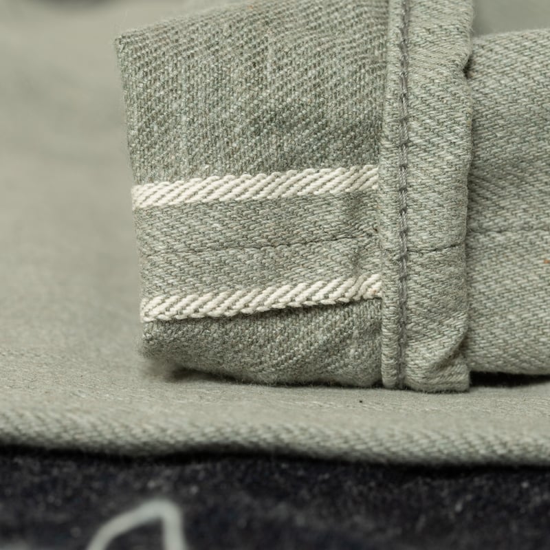 image flâneurs ID Oni Denim 246-MOKU 11oz Neat Straight Mixed Gray Selvedge Denim-7