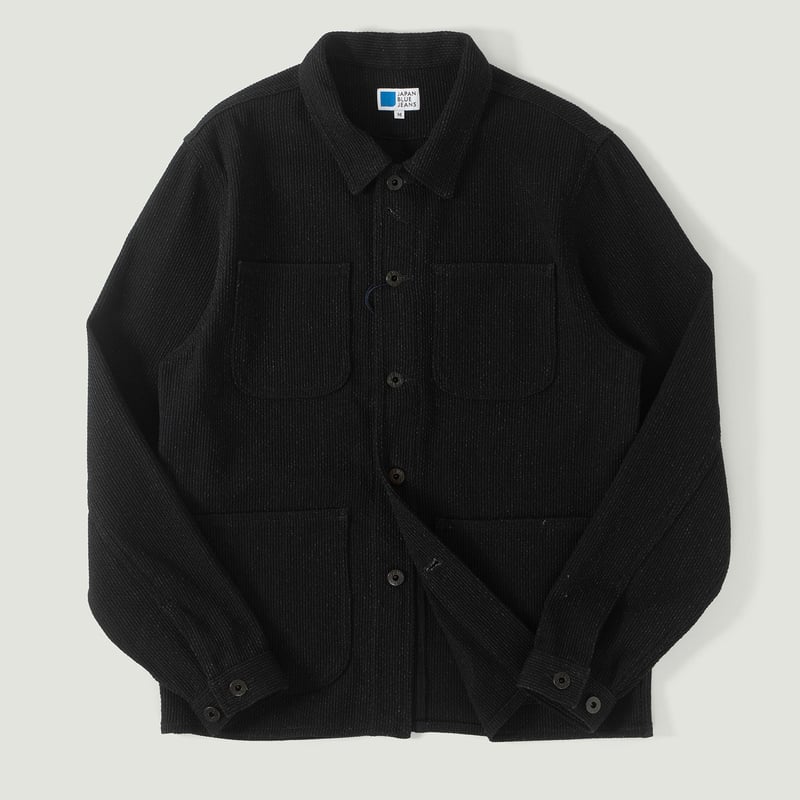 Vignettes flâneurs JAPAN BLUE JEANS Sashiko Black Coverall Jacket