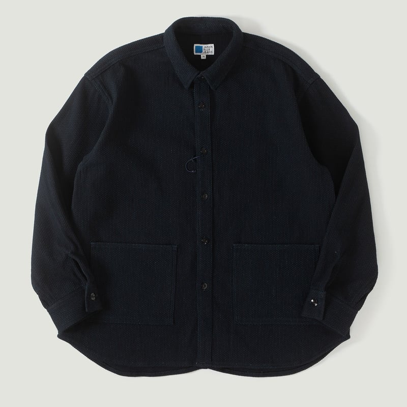 Vignettes flâneurs JAPAN BLUE JEANS Sashiko Big Shirt Jacket Indigo