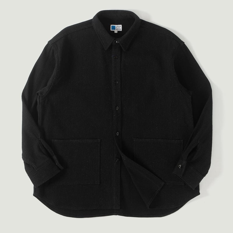 Vignettes flâneurs JAPAN BLUE JEANS Sashiko Big Shirt Jacket black