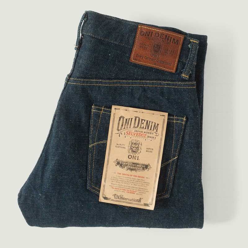 Vignettes flâneurs jean ONI DENIM 902ZR-KABEG Secret Kabuki 20oz High Rise Relaxed Tapered