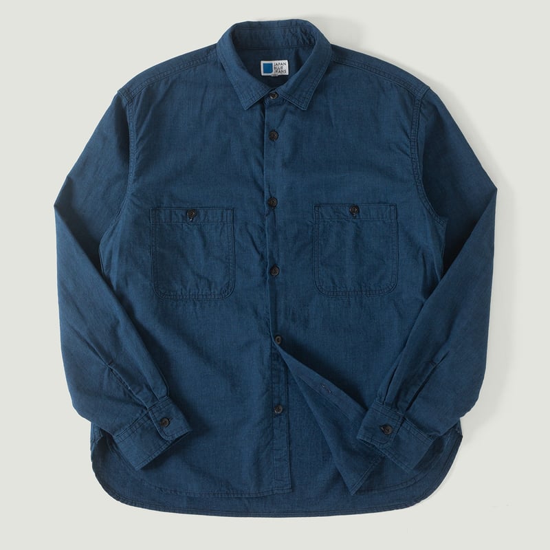 Vignettes flâneurs JAPAN BLUE JEANS Chambray Work Shirts Deep Indigo