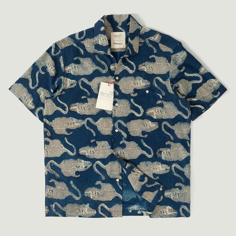 Image_Flâneurs_KARDO x FLÂNEURS Shirt BP69 Indigo Black_Vignette