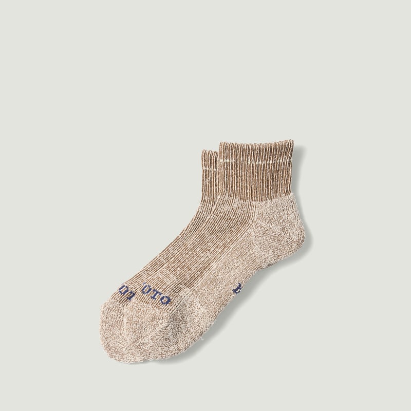 Image-Flâneurs_ROTOTO / Hemp/Organic Cotton Pile Ankle Socks Brown_Vignette