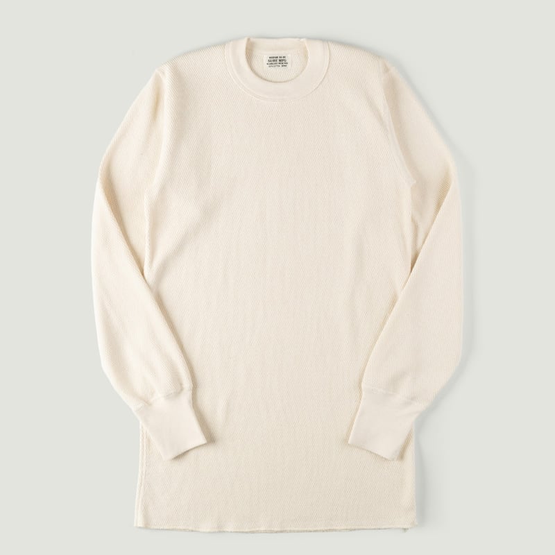 Image-Flâneurs_XX DEVELOPMENT / "SURE MFG" 8.4oz Thermal L/S Shirt Kinari_Vignette