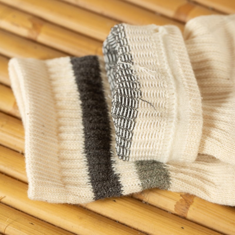 image flâneurs chaussettes ROTOTO Retro Athletic Ankle Socks-CharcoalGray