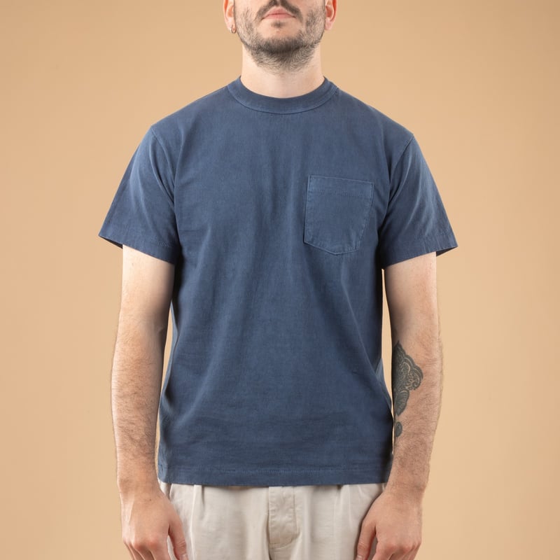 pantalon XX DEVELOPMENT SURE MFG 7,5oz Pocket S-S Tee Nasvy Blue de face