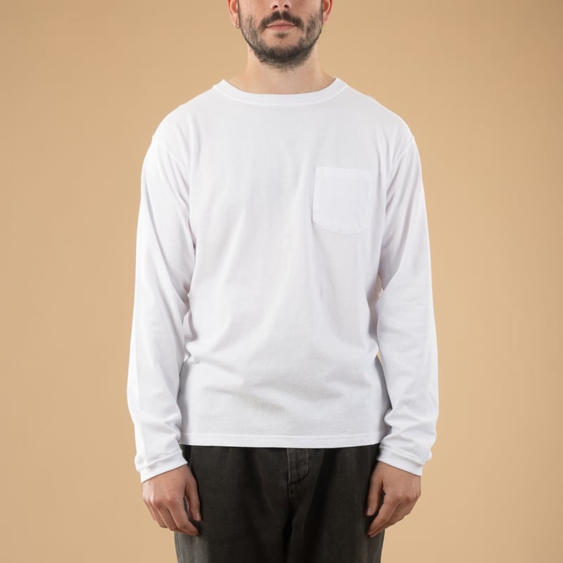 Image-Flâneurs_GOOD ON / L/S Pocket Crew Tee_de-face