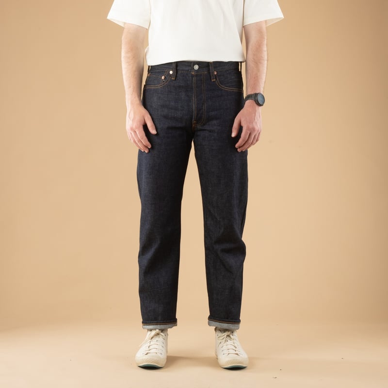 flâneurs jeans-Studio-d'Artisant D1891 13oz 1950’s Indigo Selvedge Denim_de-face