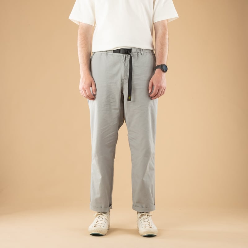 Image-Flâneurs_GOHEMP / Hemp Utility Basic Pants Ice Gray_de-face