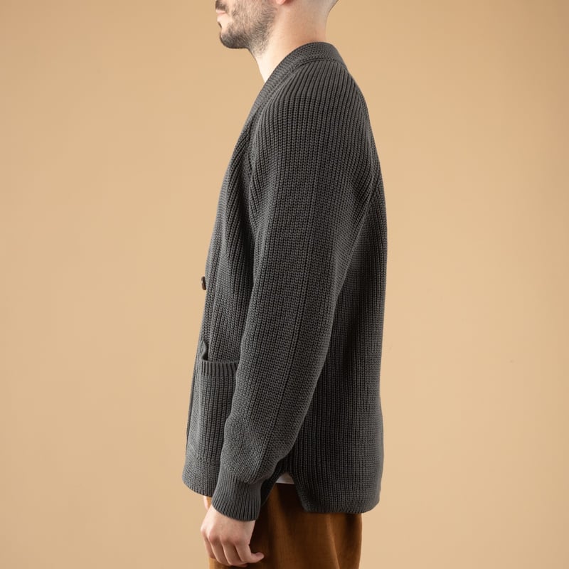 Signature Waso Cardigan Dark Gray