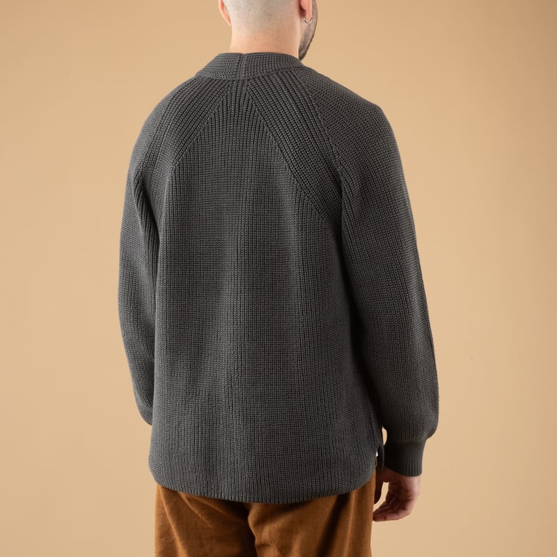 Signature Waso Cardigan Dark Gray