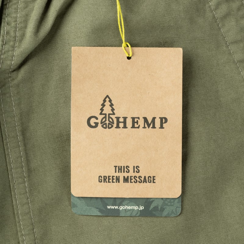 Image-Flâneurs_GOHEMP / Travel Balloon Pants Olive_détail-étiquette