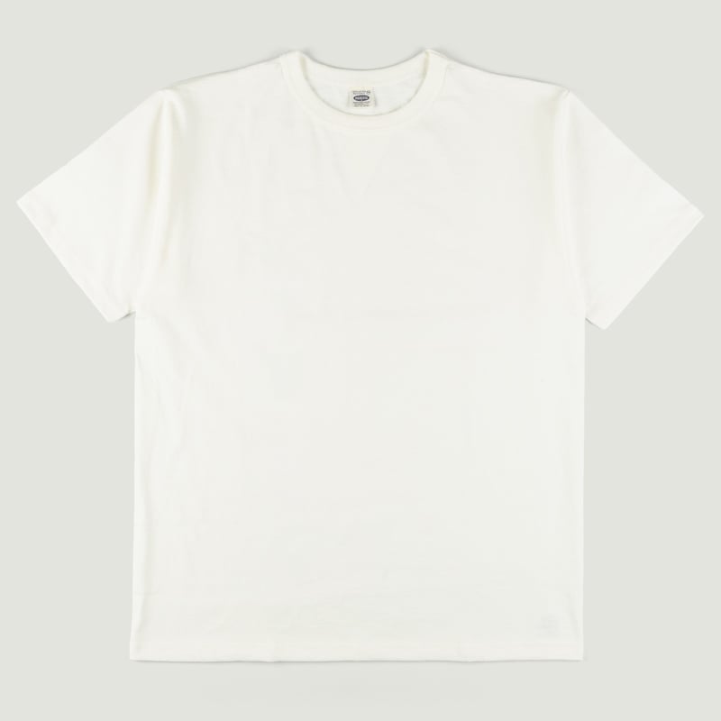 Lot. 267 Front V Gusset Crewneck T-Shirt Off White