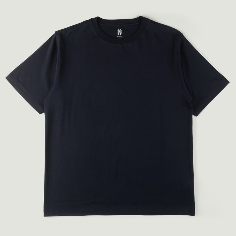 Image-Flâneurs_	BATONER / Royal Organic Cotton T-Shirt Navy_Vignette
