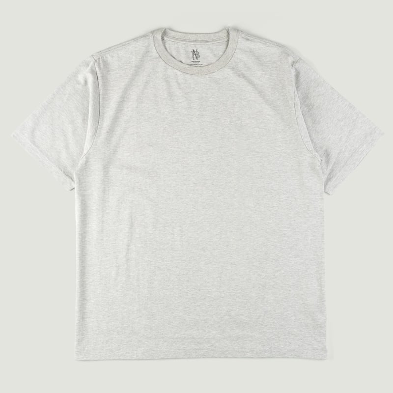Image-Flâneurs_	BATONER / Royal Organic Cotton T-Shirt Heather Gray_Vignette