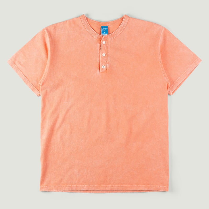 Image-Flâneurs_GOOD ON / Short Sleeve Crew T-shirt Vintage Dye Peach_Vignette