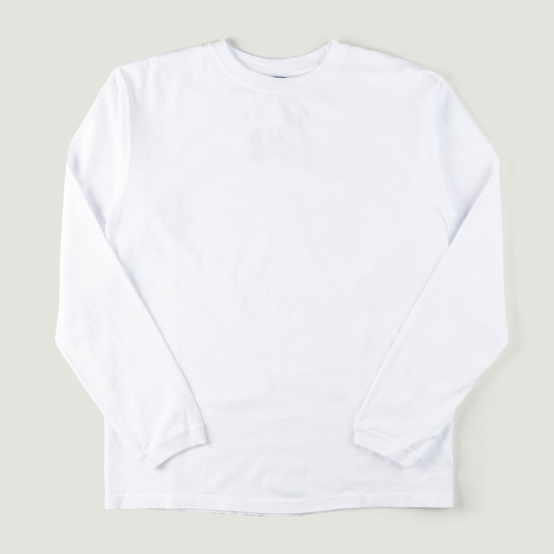 Image-Flâneurs_GOOD ON / L/S Crew Tee White_Vignette