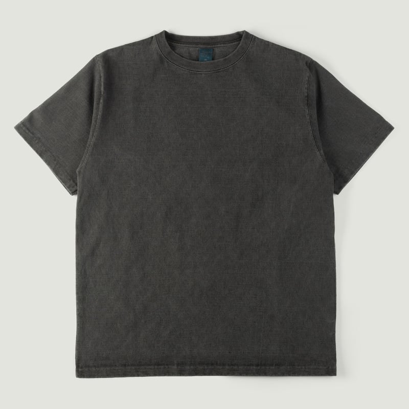 Image-Flaneurs_GOOD ON / S/S Heavy Crew Tee P-Black_Vignette
