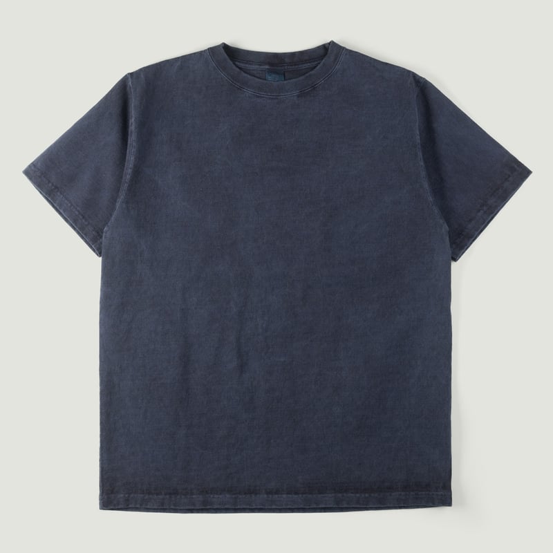 S/S Heavy Crew Tee P-Navy