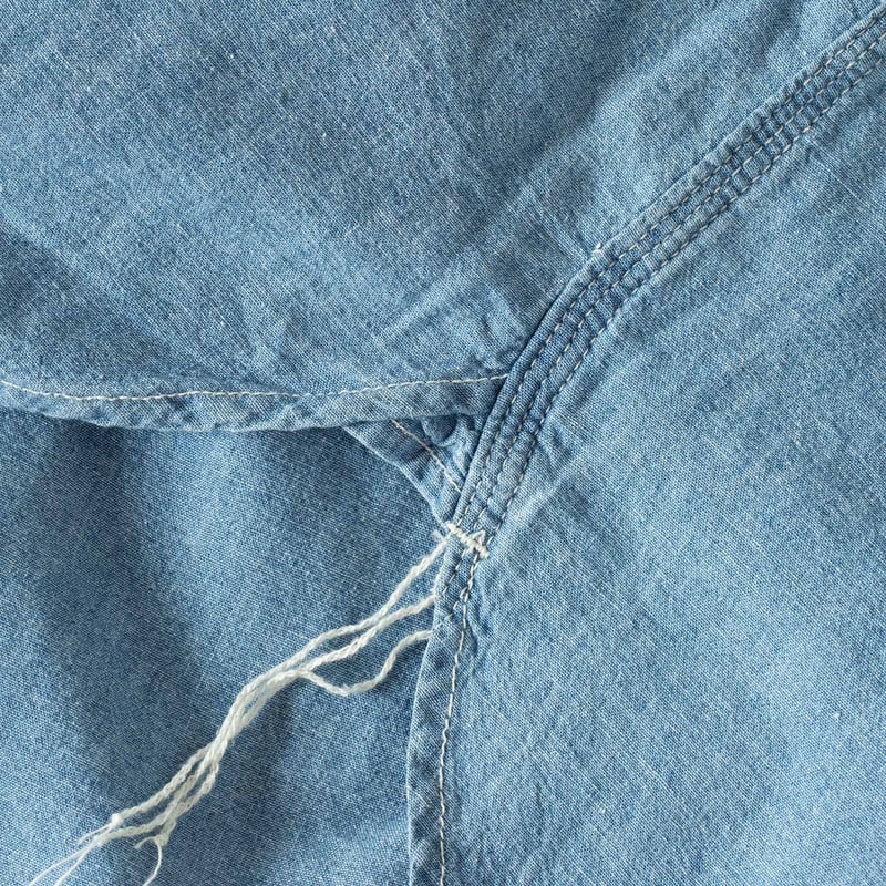 Work On Chambray Shirt Blue