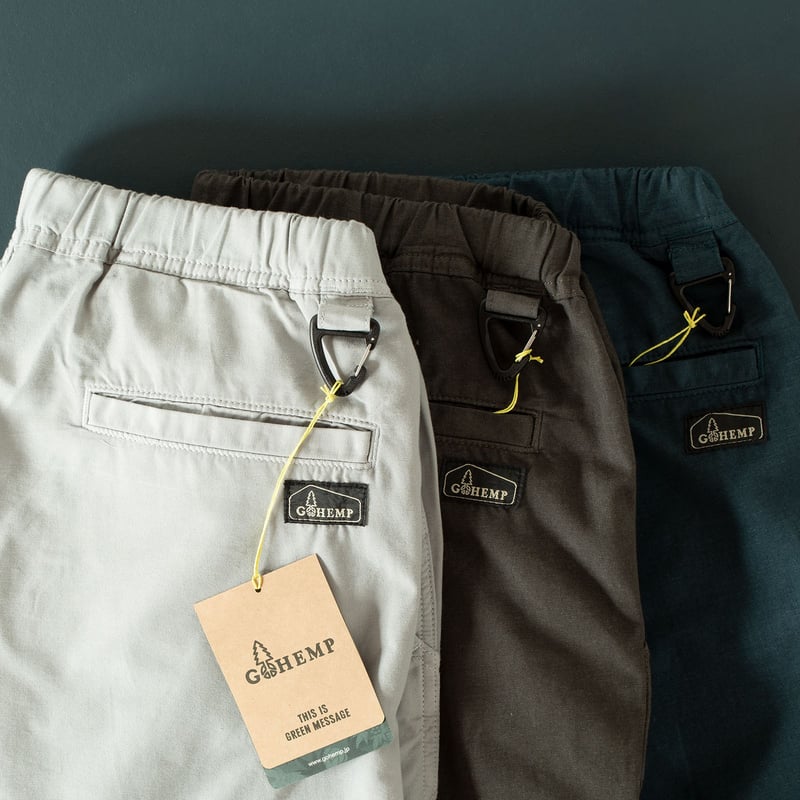 image détail fermeture flâneurs GOHEMP Hemp Utility Basic Pants