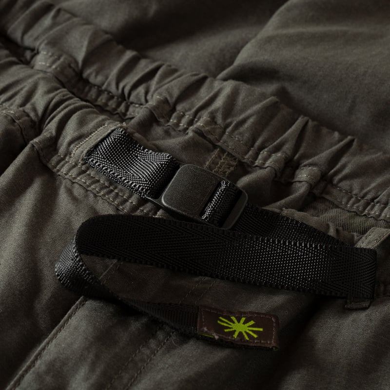 image détail fermeture flâneurs GOHEMP Hemp Utility Basic Pants stone grey