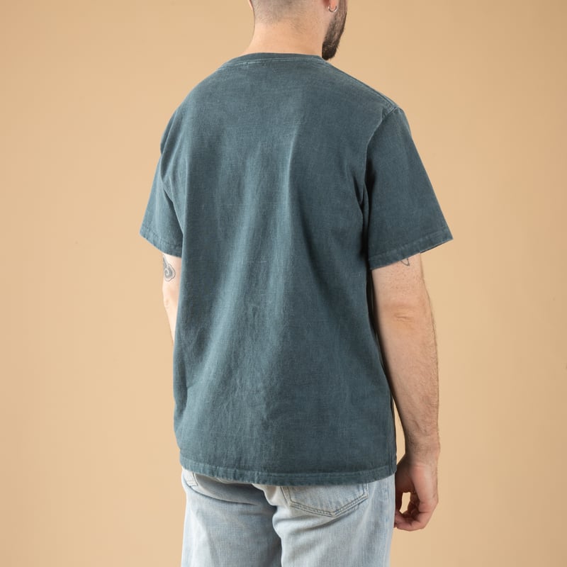 Image-Flaneurs_GOOD ON / S/S Heavy Crew Tee P-Slate-de-dos