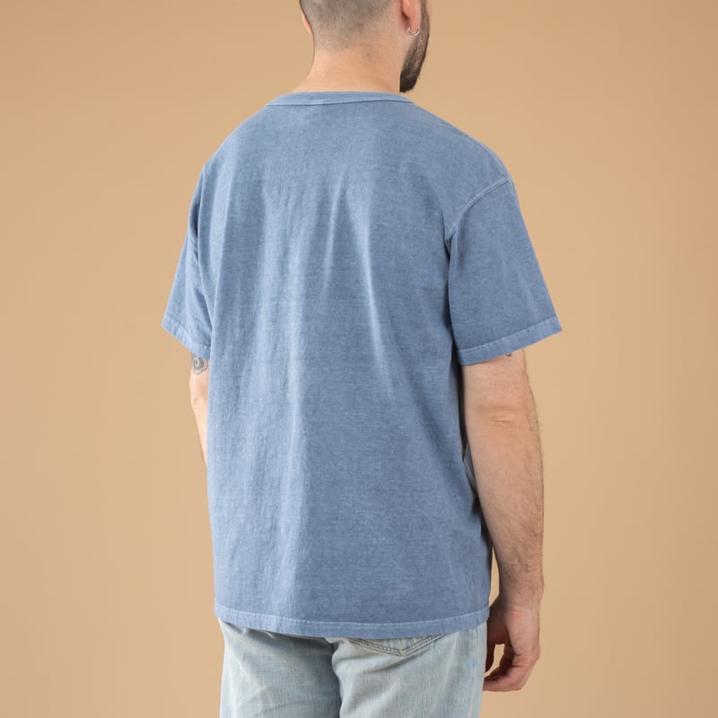 Image-Flâneurs_GOOD ON / S/S Henley Tee P-Ajisai_de-dos