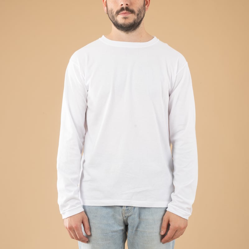 L/S Crew Tee White