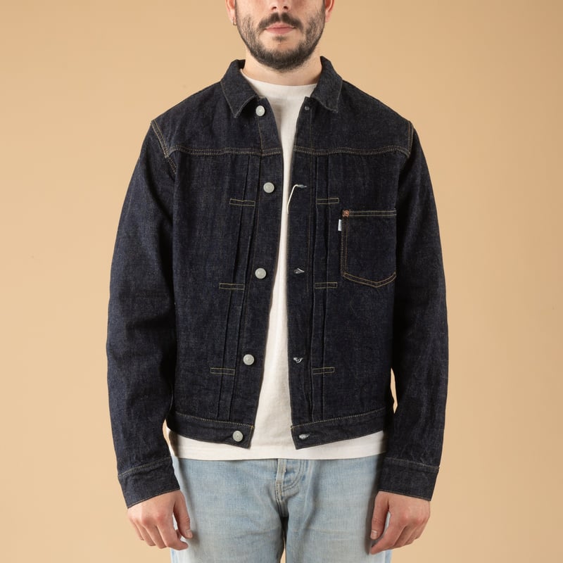Image-Flâneurs_OMOTO DENIM / 3115 13.5oz Type I Denim Jacket_de-face_alt