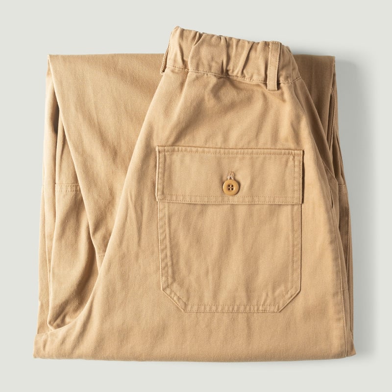 Twill Balloon Pants Beige