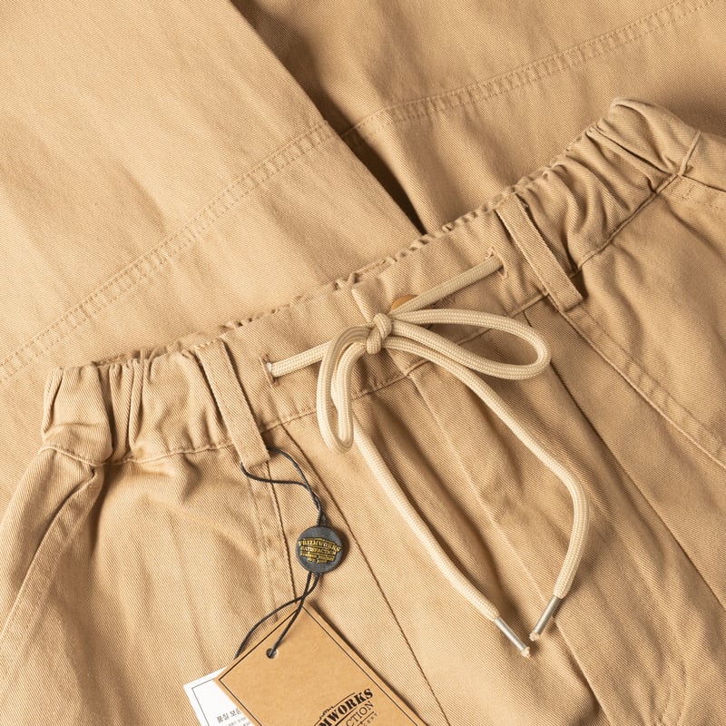Twill Balloon Pants Beige
