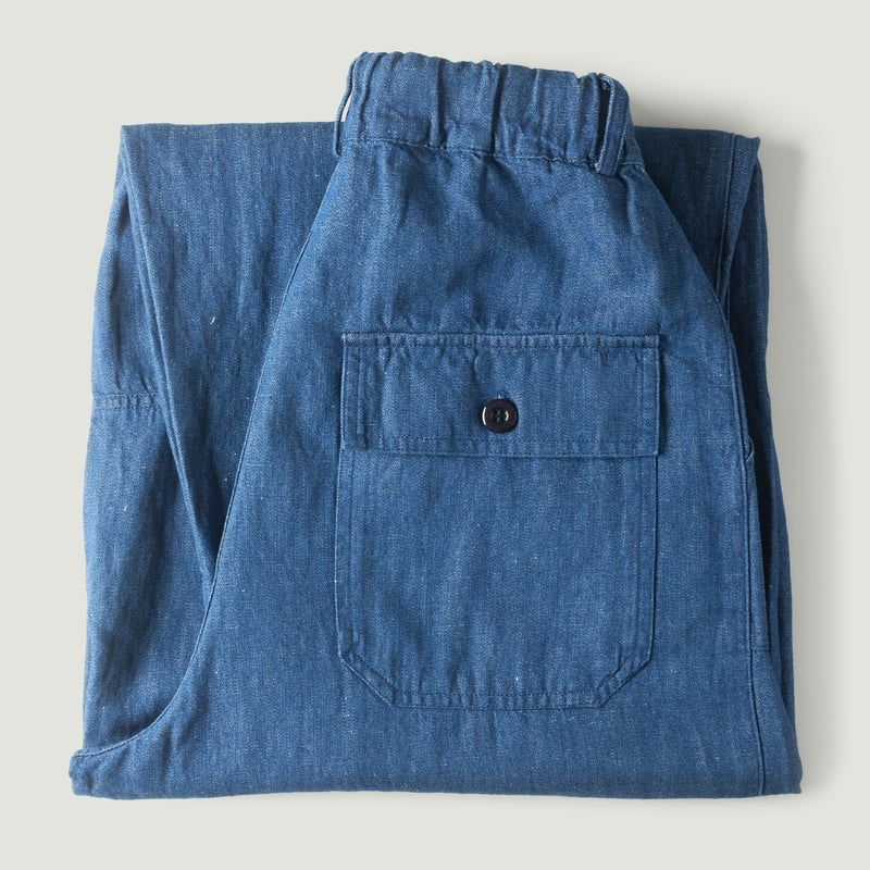 Image-Flâneurs_FRIZMWORKS / Twill Cargo Balloon Pants Blue_Vignette